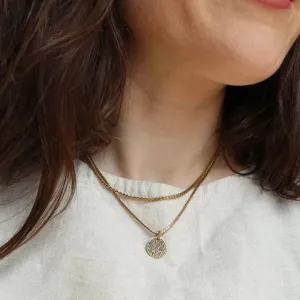 VINTAGE  2-LAYERED NECKLACE