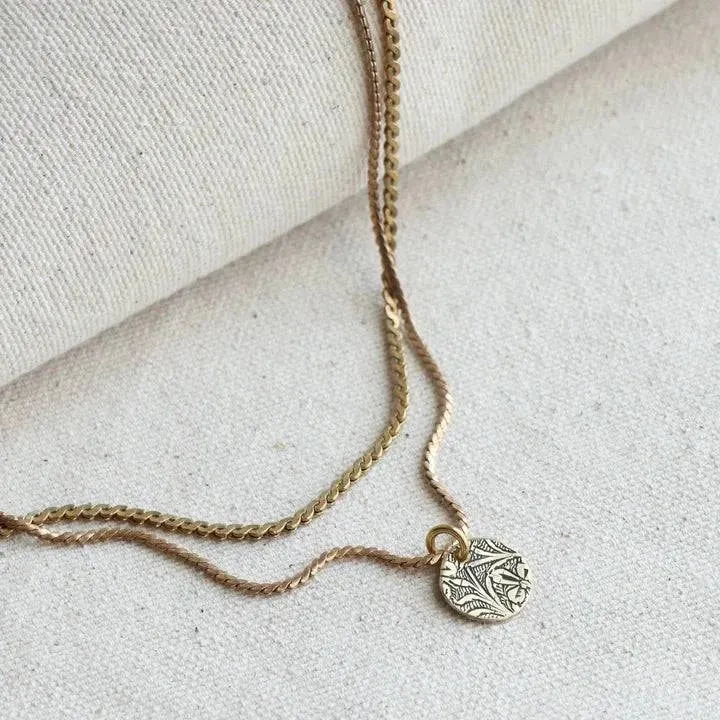 VINTAGE  2-LAYERED NECKLACE
