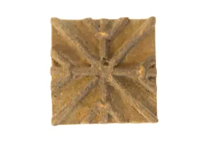 Vintage African Square Bronze Coin