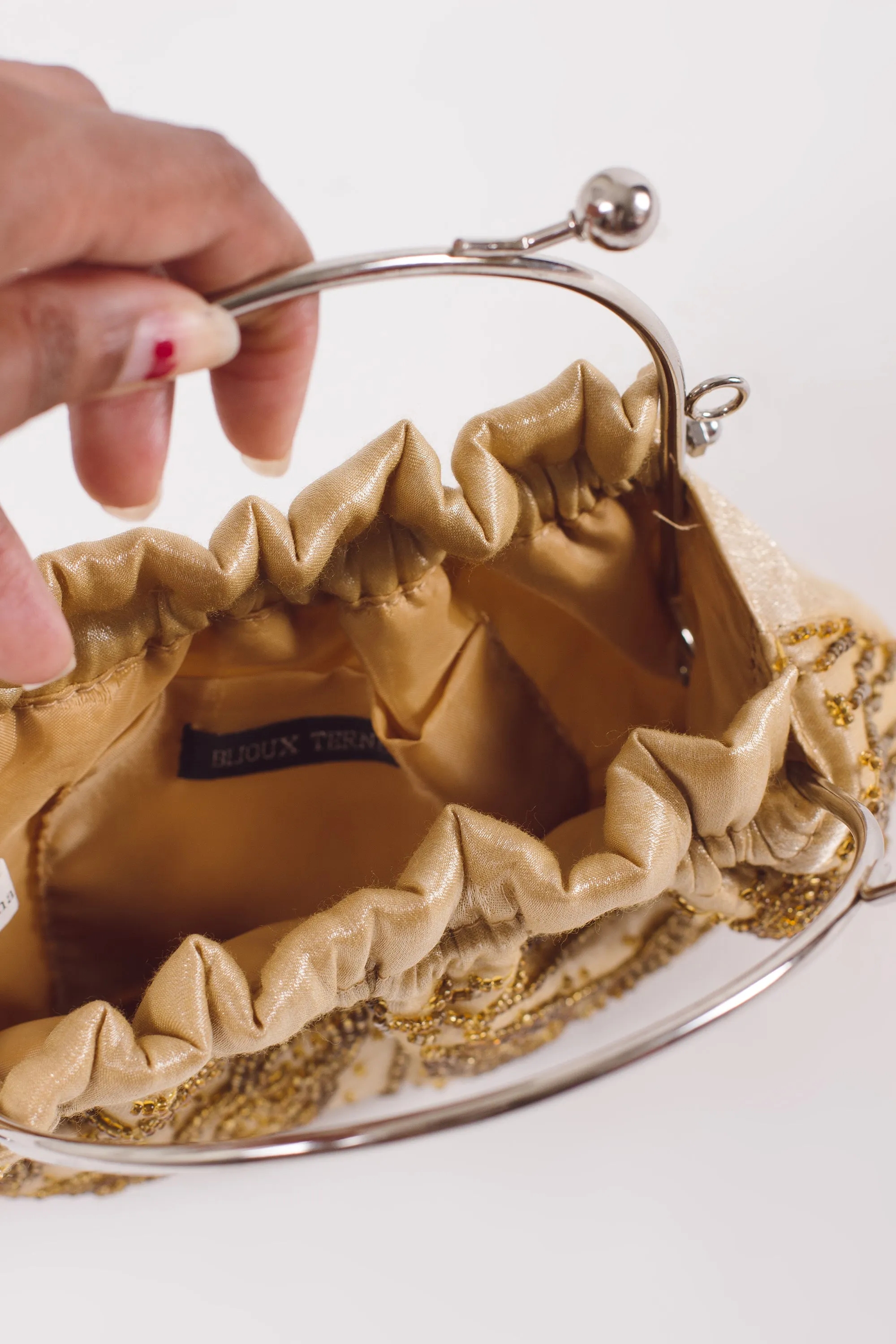 Vintage Gold Bijou Terner Purse