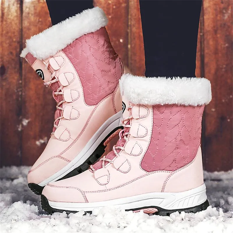 Winter Plus Size Super Warm Waterproof Snow Boots