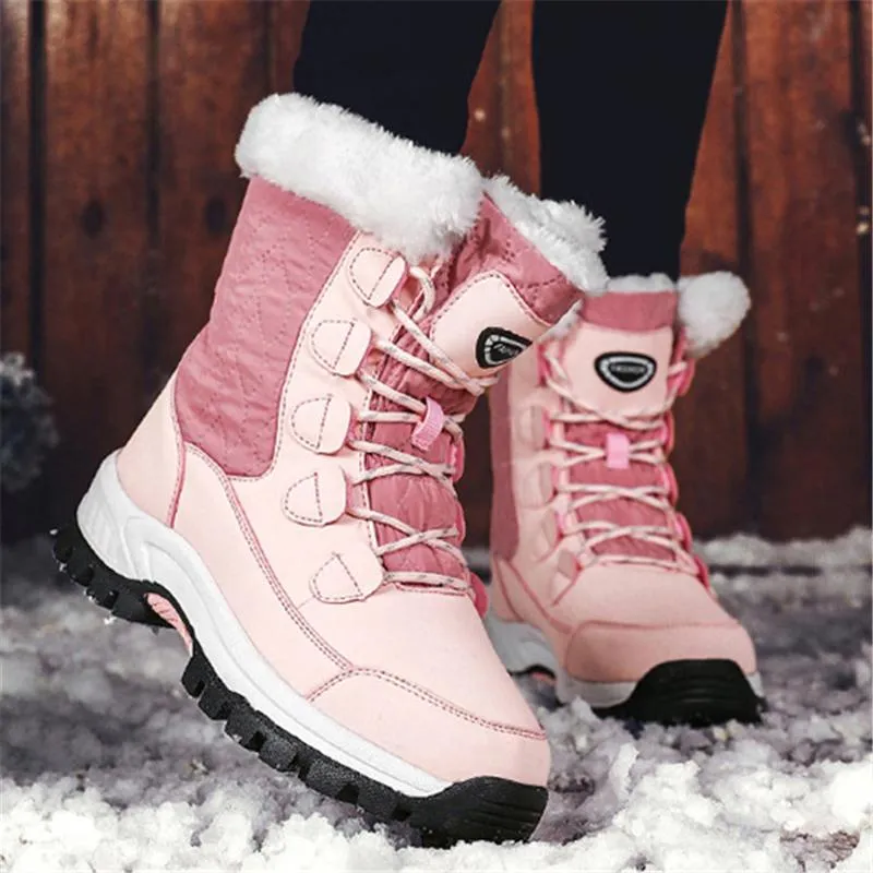 Winter Plus Size Super Warm Waterproof Snow Boots