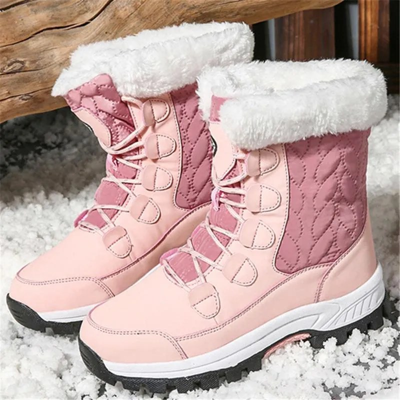 Winter Plus Size Super Warm Waterproof Snow Boots
