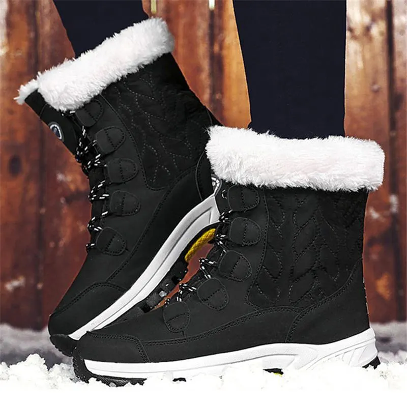 Winter Plus Size Super Warm Waterproof Snow Boots