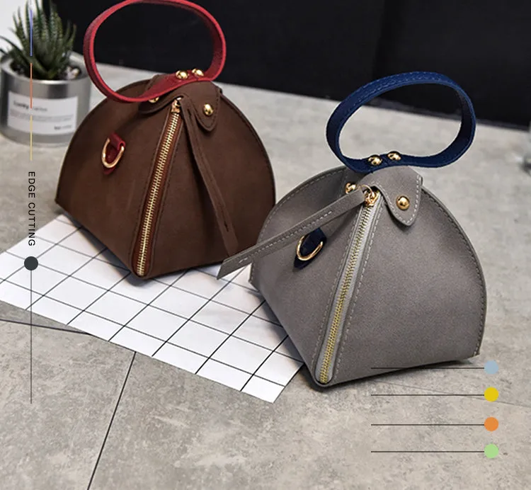 Women Leather Zongzi Handbag Patterns Leather Pattern Women Crossbody Bags Leather Craft Pattern