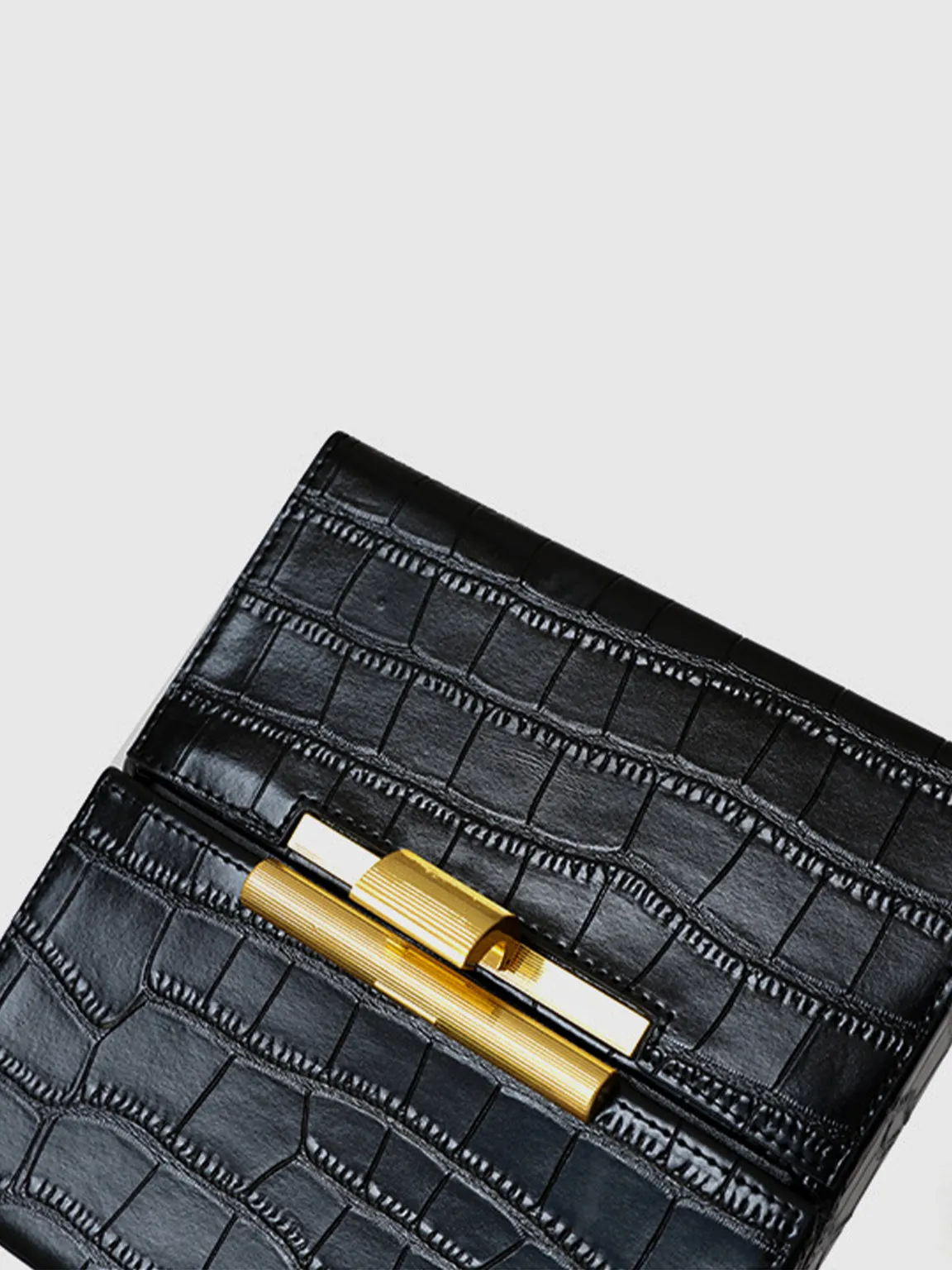 Women's Leather Box Bag Square Cassette Shoulder Bag