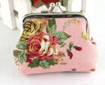 Women's Retro Vintage Flower Wallet - Kawaii Clutch Bag