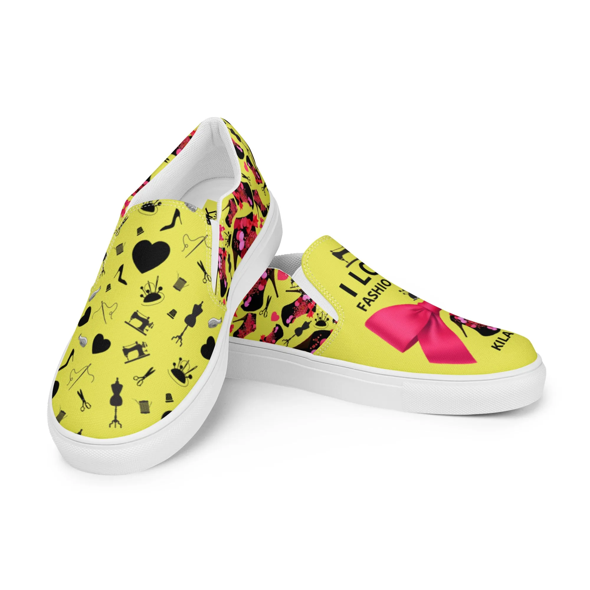 Women’s slip-on canvas shoes 'Fashion Week'