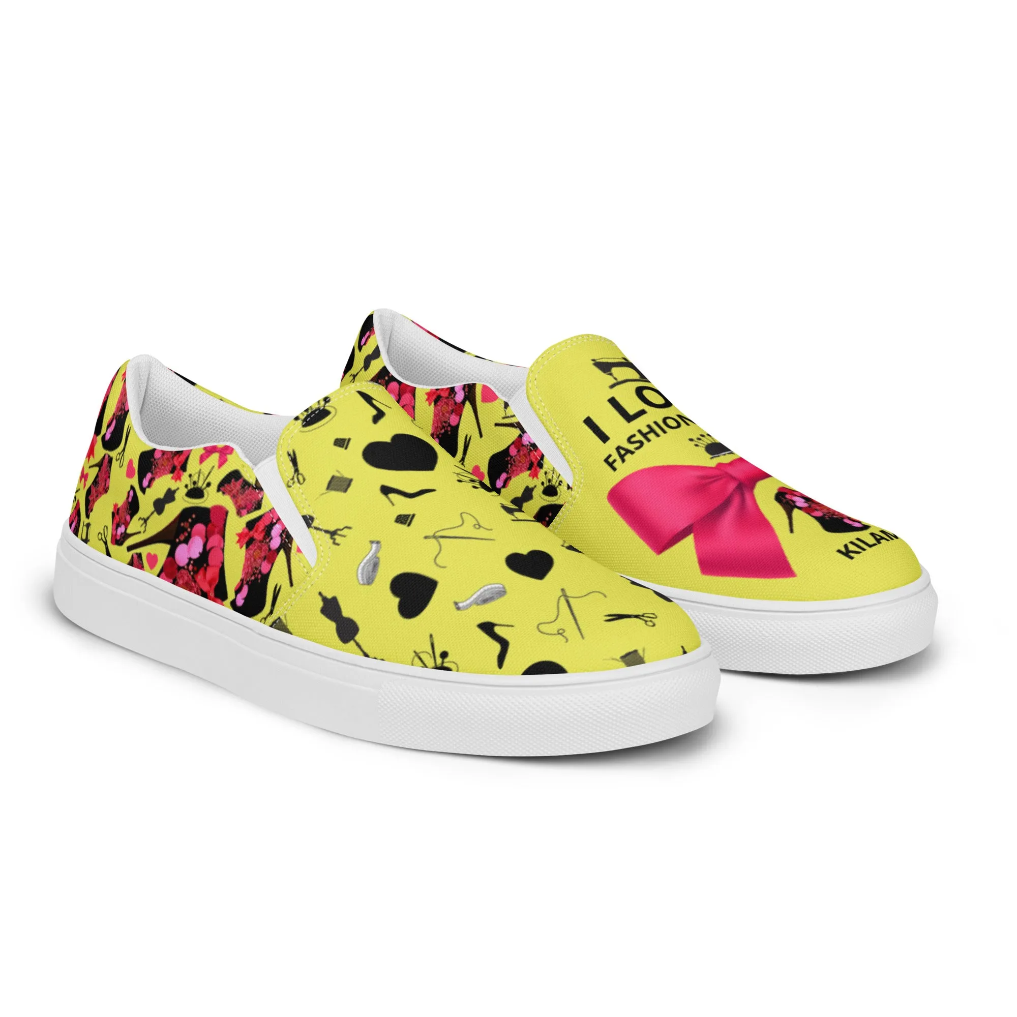 Women’s slip-on canvas shoes 'Fashion Week'