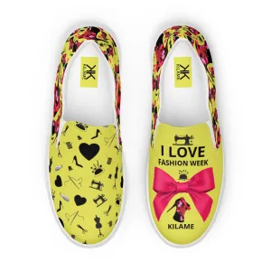 Women’s slip-on canvas shoes 'Fashion Week'