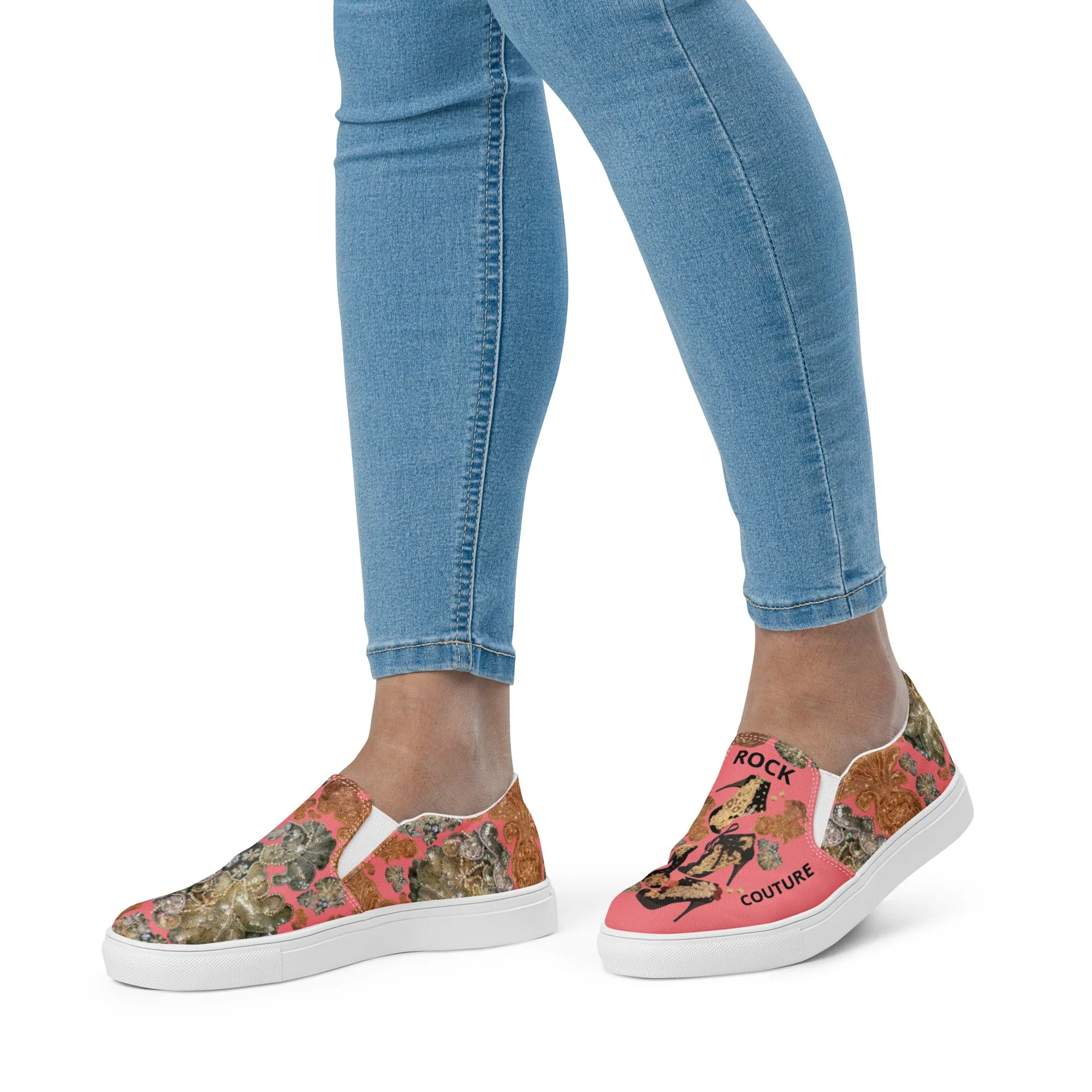 Women’s slip-on canvas shoes 'Rock Couture'