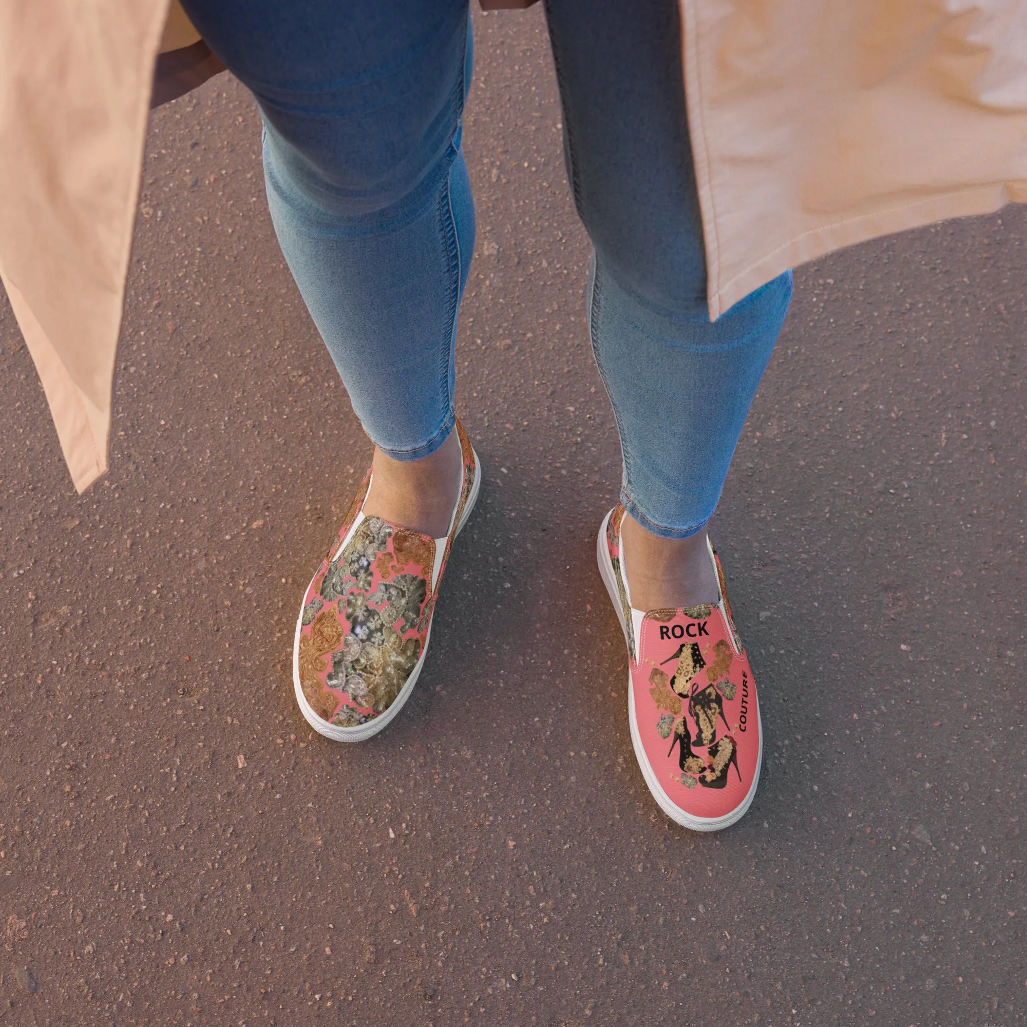 Women’s slip-on canvas shoes 'Rock Couture'