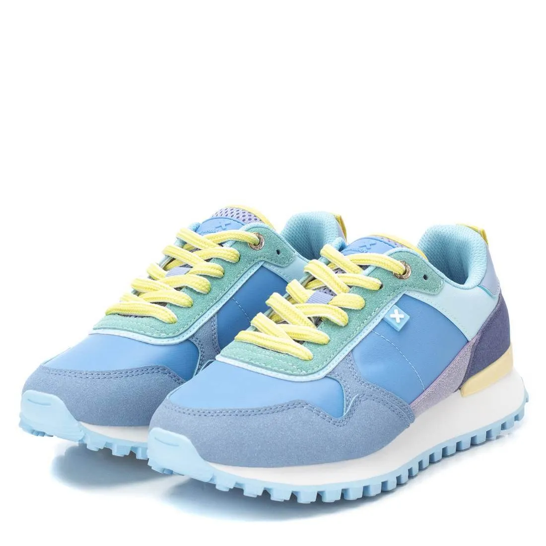 XTI Blue Mix Retro Sneakers
