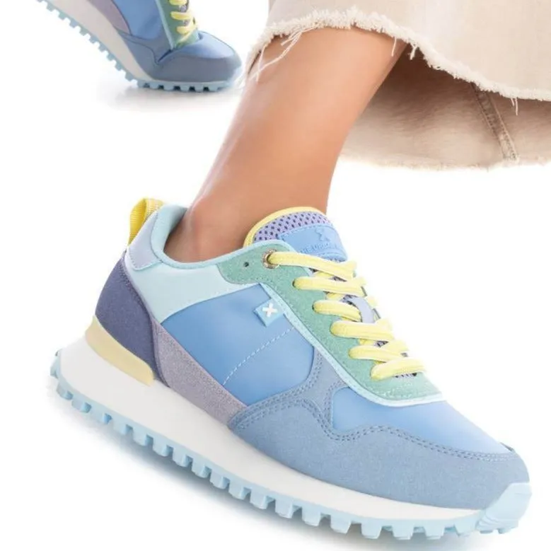 XTI Blue Mix Retro Sneakers