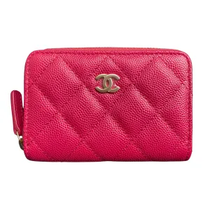 Zippy Wallet Coin Purse in 21A Raspberry Caviar